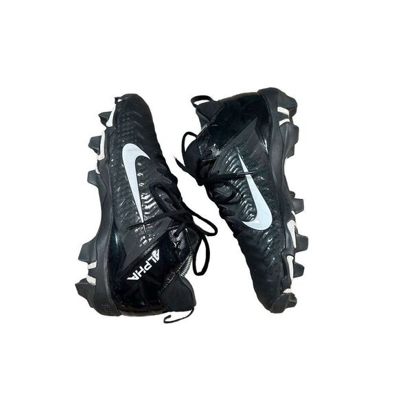 Nike Alpha Menace 2 Shark Black White Men’s Size 8.5 Football Cleats Lace Up main image 6